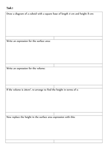 Optimisation - Part (a) setting up models - Sequence acctivity