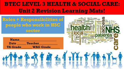 btec level 3 health and social care sample assignments