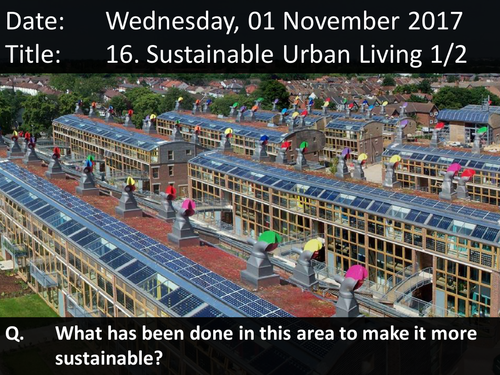 16. Sustainable Urban Living 1/2