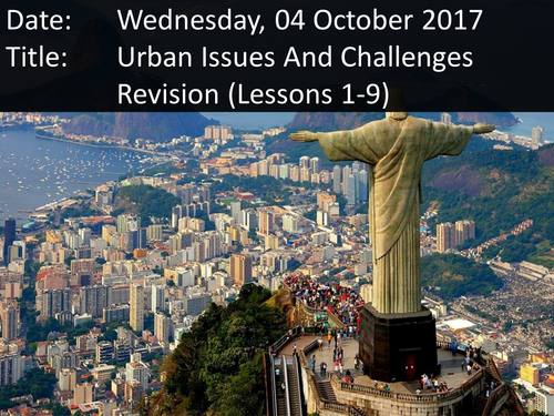 Urban Issues And Challenges Assessments