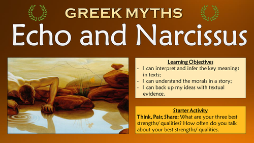 Greek Myths: Echo and Narcissus