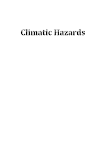 Climatic Hazards Revision Guide Part 1 - Tropical Storms
