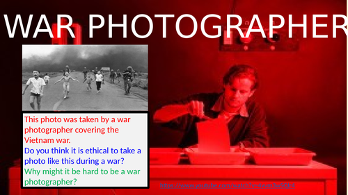War Photographer. Line by line questions. Power and Conflict.