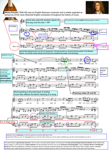 Music For A While - annotated PDF Edexcel GCSE Music (new)