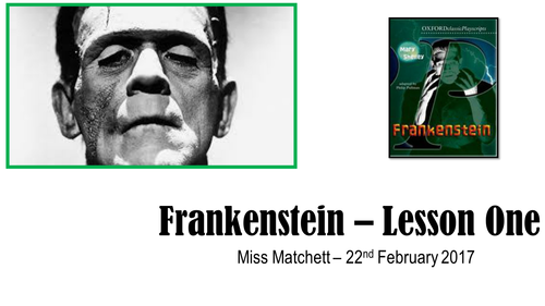 Frankenstein - Year 8 - Mid Ability -