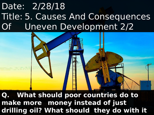 5. Causes And Consequences Of Uneven Development 2/2