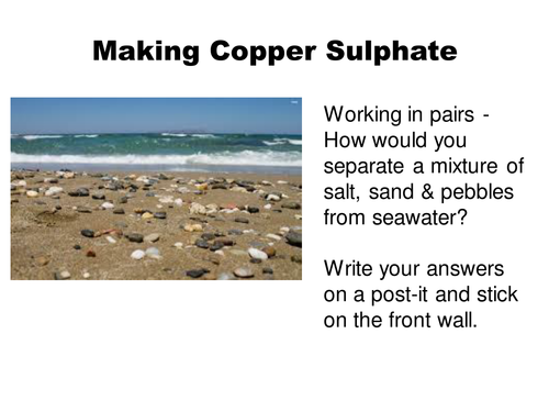 Making Copper Sulphate powerpoint