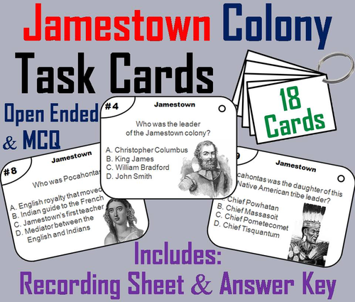 Jamestown Task Cards