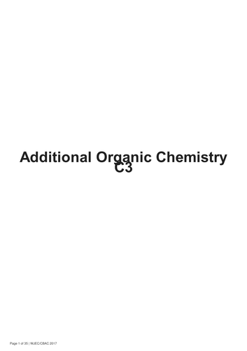 WJEC CHEMISTRY past paper questions by topics
