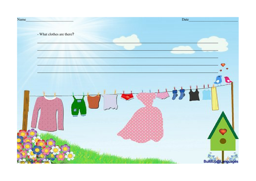 Clothes - worksheet