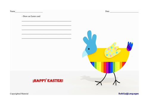 Easter -draw an Easter card