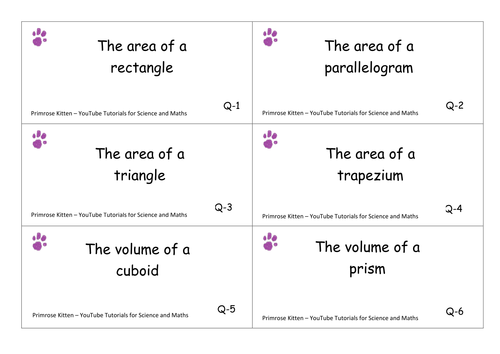 Edexcel Maths Formula Flashcards Teaching Resources