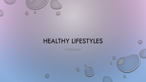 Healthy Lifestyles