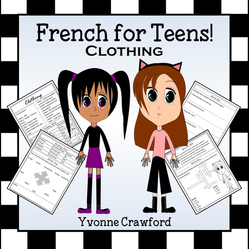 French Clothing Words - Les Vêtements en Français