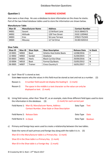 Database Revision/Homework Question 1