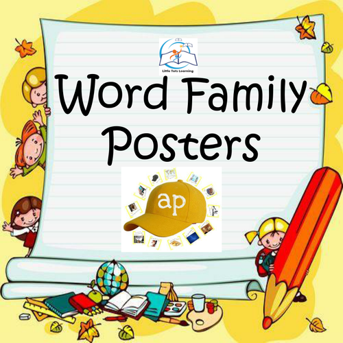 Word Family Posters - 102 Word Family Posters