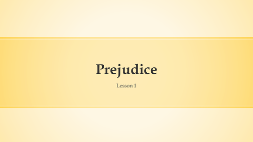 What is Prejudice?