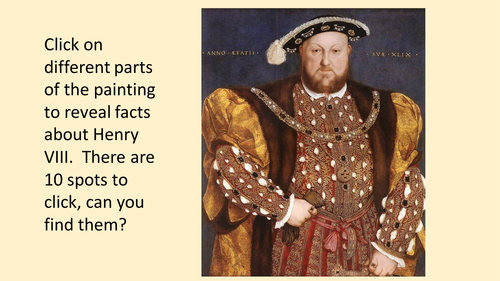 Henry VIII  Interactive Presentation and Quiz