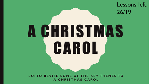 A Christmas Carol themes revision