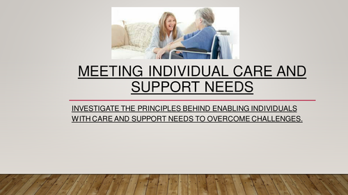 Unit 5 - Health and Social Care Level 3