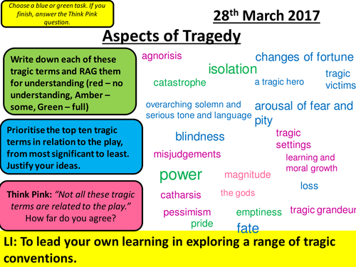 Death of a Salesman - AQA New Specification - Tragic Concepts and Conventions