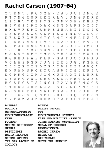 Rachel Carson Word Search