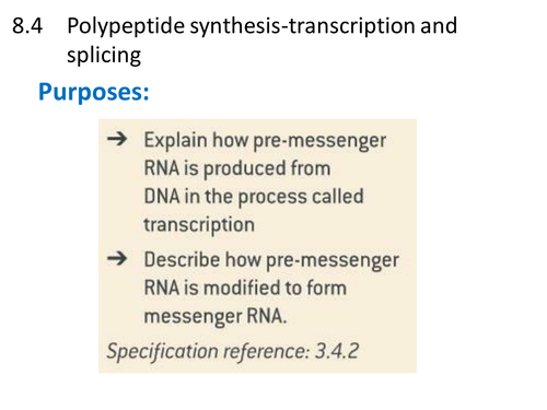 Transcription-New AQA spec