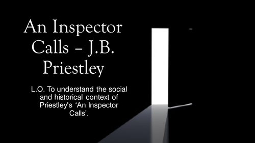 An Inspector Calls SOW - for AQA Exam Paper