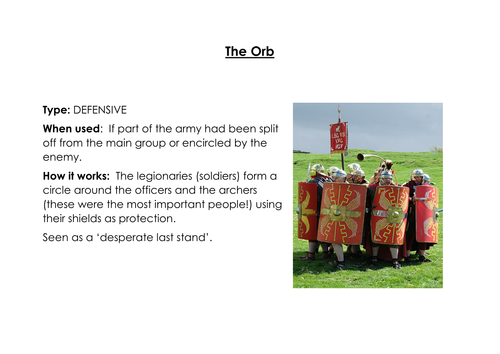 KS3 History: Roman Army Battle Tactics Resources