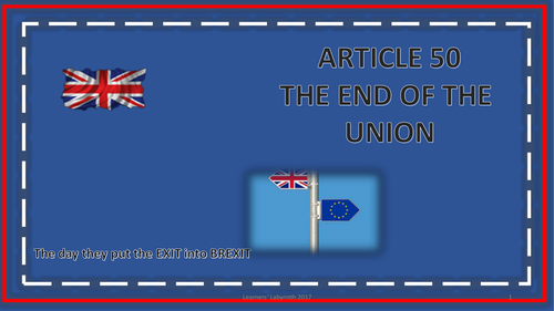 Article 50 and BREXIT