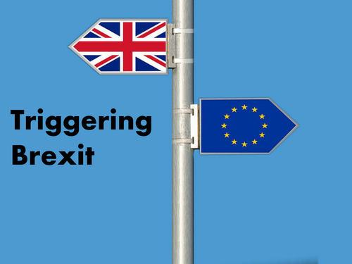 Triggering Brexit - what does it mean? An informative presentation to help pupils understand