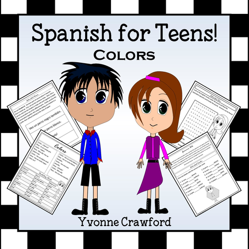 Spanish Color Words - Los Colores en Español