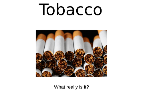 Smoking Tobacco Presentation