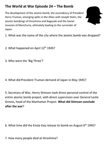 The World at War Episode 24 – The Bomb