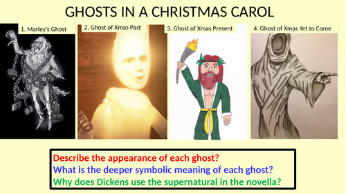 A Christmas Carol: Grade 9 lesson and essays on ghosts