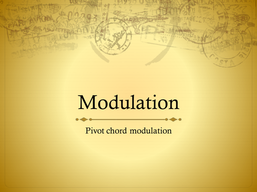 Modulation