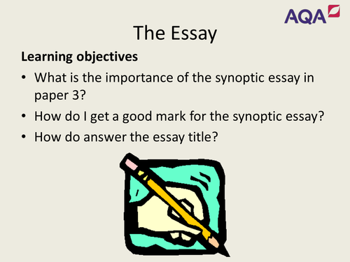 AQA AS & A-level Biology (2016 specification). 25 Mark synoptic essay introduction & examples