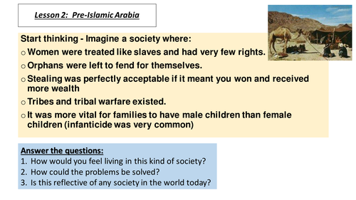 What was Islam like before the time of Mohammad (pbuh)?