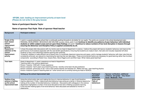 Deputy headteacher personal statement examples image