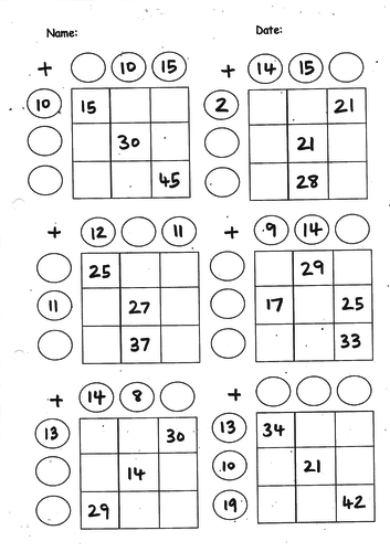 Number puzzles