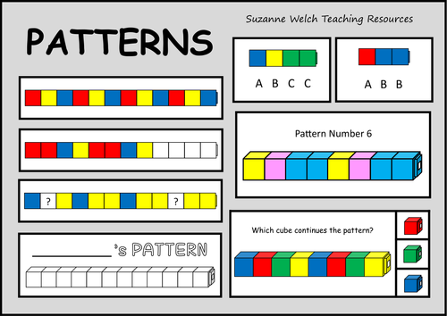 Repeating Patterns – cards, strips and activities.