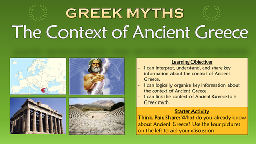 Greek Myths: The Context of Ancient Greece