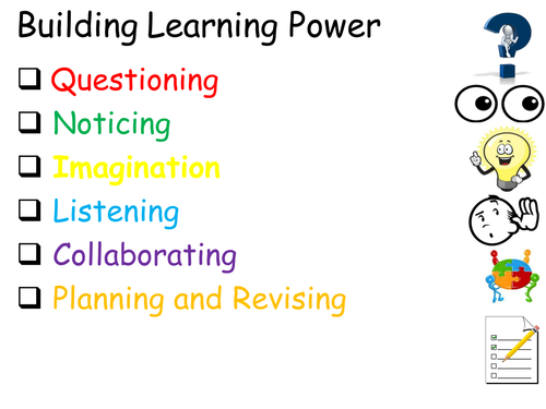 Building Learning Power room display