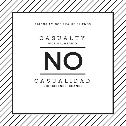 Spanish / English false friends cards 2