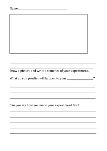 general science observation sheet teaching resources