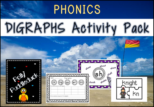 Phonics Digraphs Activity Pack