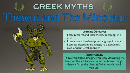 Greek Myths: Theseus and The Minotaur