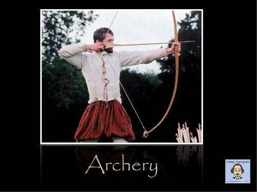 KS1/ KS2 PE - Archery Lesson PowerPoint (Shakespeare Week)