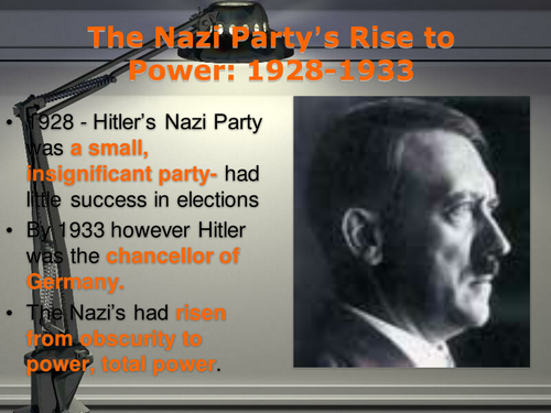 The Rise of Hitler PowerPoint Notes