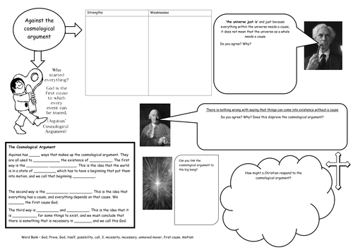 Arguments Against The Cosmological Argument Edexcel B GCSE NEW SPEC